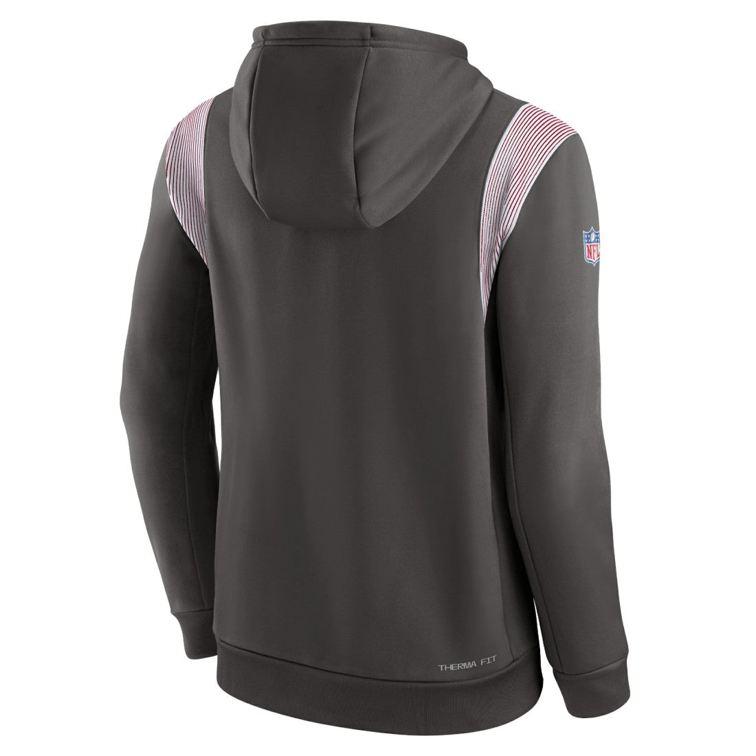 Tampa Bay Buccaneers Sideline Athletic Stack Performance Pullover Hoodie - Pewter Hoodies
