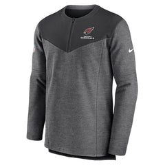 Arizona Cardinals Sideline Lockup Performance Quarter-Zip Top - Charcoal Tops