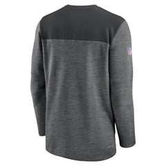 Atlanta Falcons Sideline Lockup Performance Quarter-Zip Top - Charcoal Tops