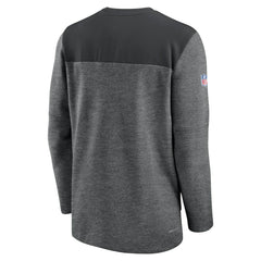Carolina Panthers Sideline Lockup Performance Quarter-Zip Top - Charcoal Tops