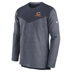 Chicago Bears Sideline Lockup Performance Quarter-Zip Top - Navy Tops