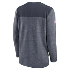 Chicago Bears Sideline Lockup Performance Quarter-Zip Top - Navy Tops