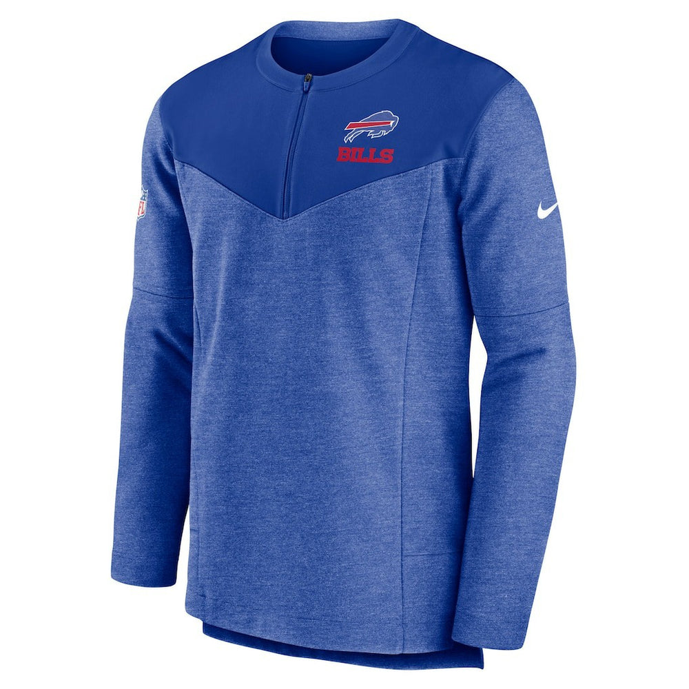 Buffalo Bills Sideline Lockup Performance Quarter-Zip Top - Royal Tops