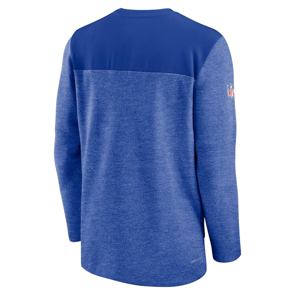 Buffalo Bills Sideline Lockup Performance Quarter-Zip Top - Royal Tops