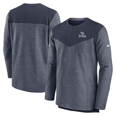 Tennessee Titans Sideline Lockup Performance Quarter-Zip Top - Navy Tops