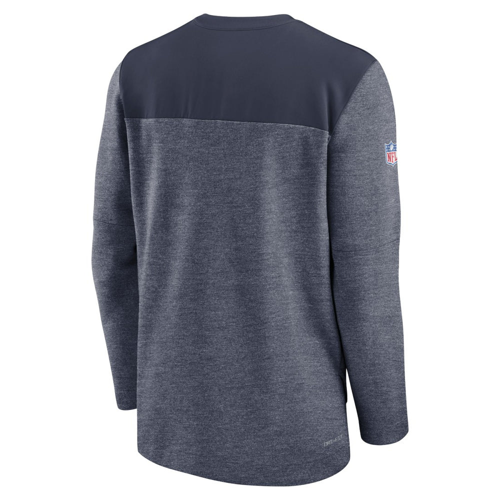 Tennessee Titans Sideline Lockup Performance Quarter-Zip Top - Navy Tops