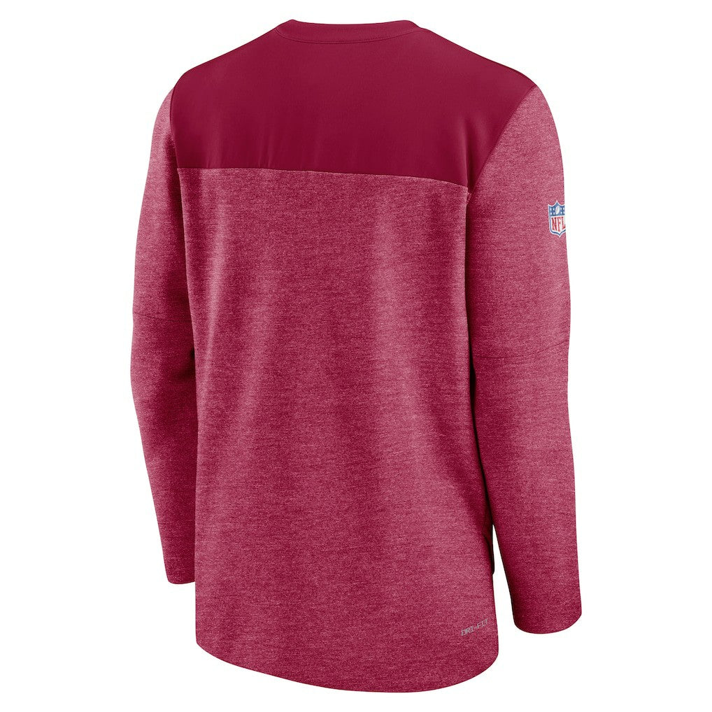 Washington Commanders Sideline Lockup Performance Quarter-Zip Top - Burgundy Tops