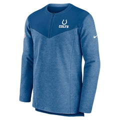 Indianapolis Colts Sideline Lockup Performance Quarter-Zip Top - Royal Tops