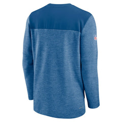 Indianapolis Colts Sideline Lockup Performance Quarter-Zip Top - Royal Tops