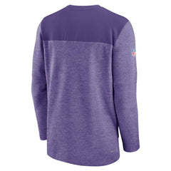 Minnesota Vikings Sideline Lockup Performance Quarter-Zip Top - Purple Tops