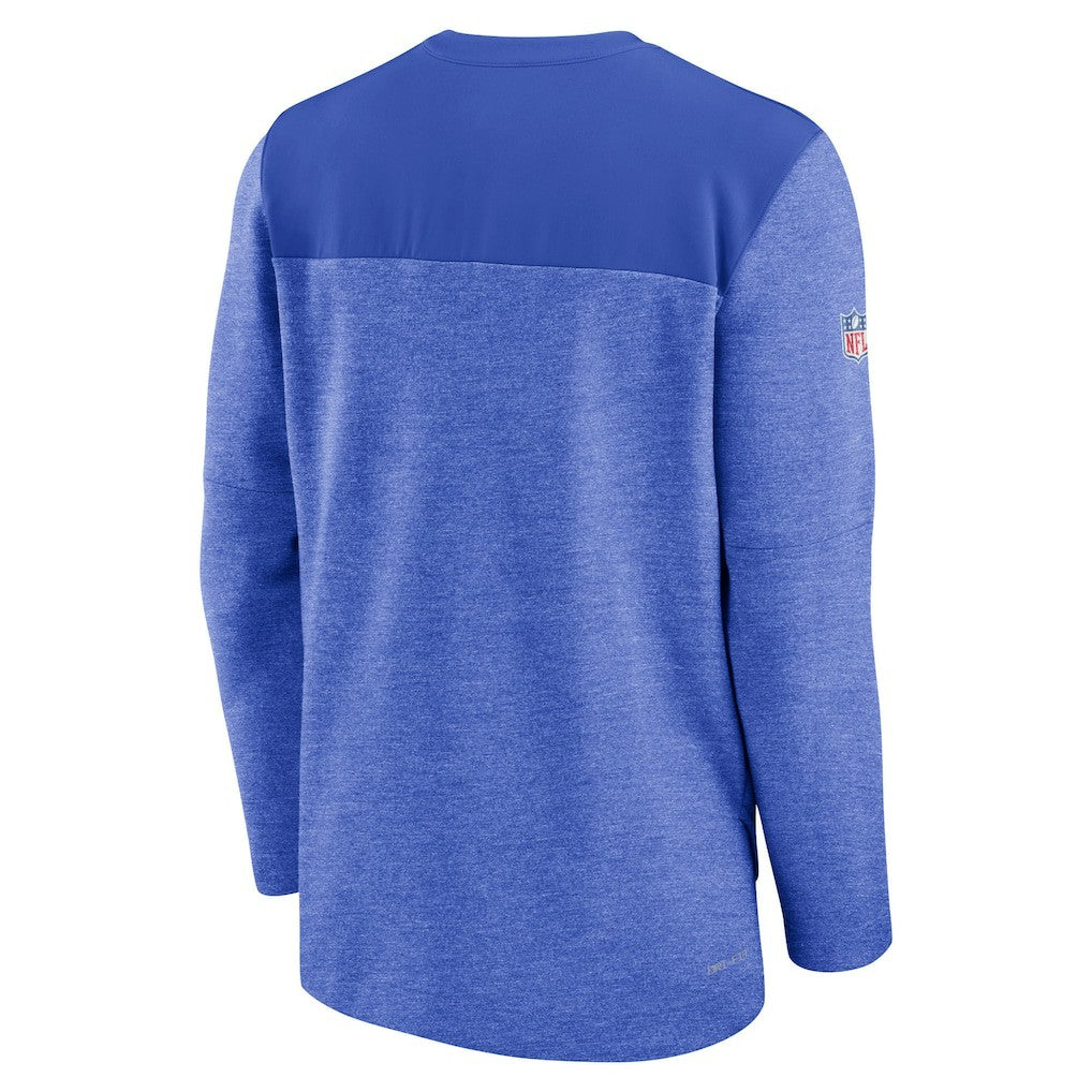Los Angeles Rams Sideline Lockup Performance Quarter-Zip Top - Royal Tops