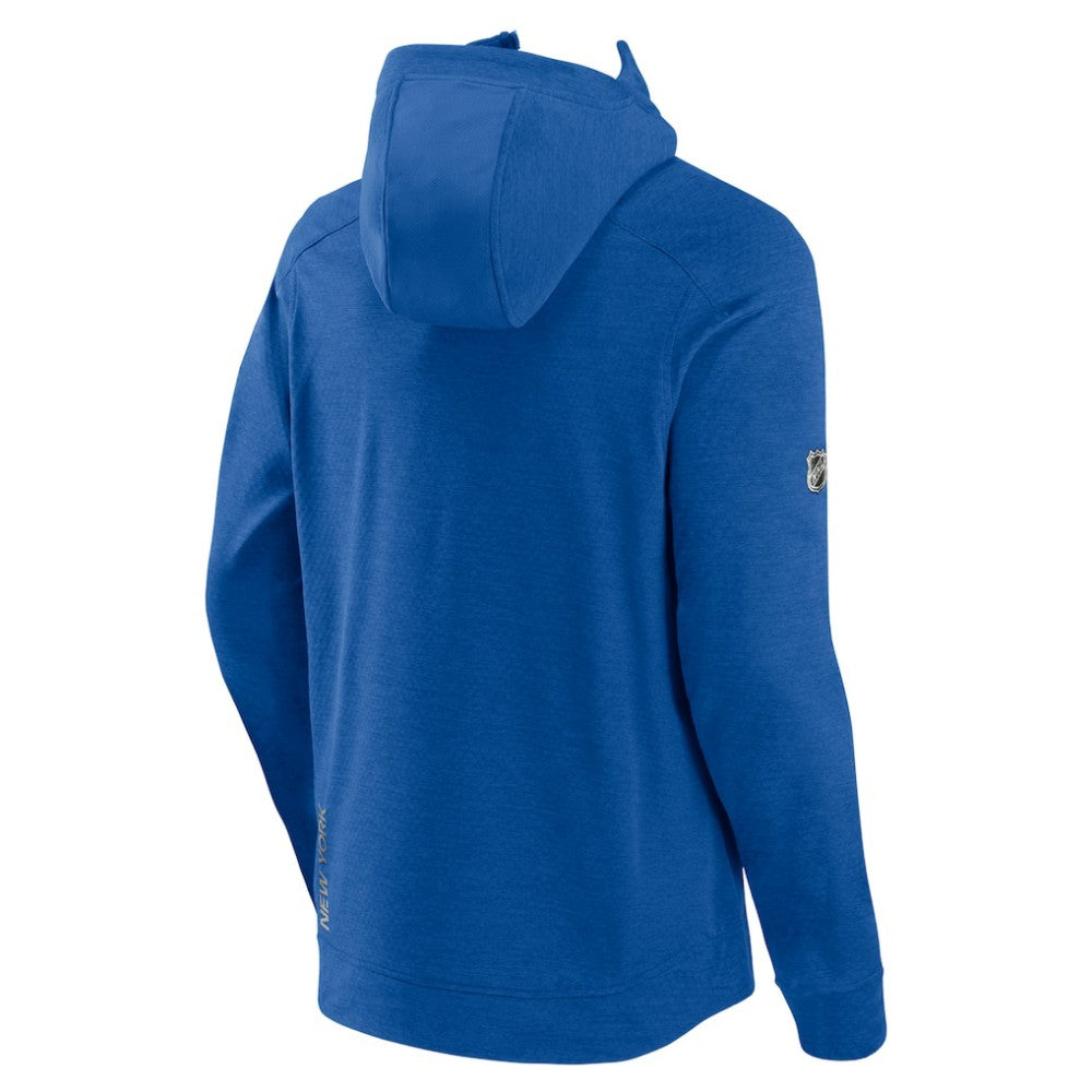 New York Islanders Fanatics Authentic Pro Road Tech Lightweight Full-Zip Hoodie Jacket - Heather Royal | US 4509606