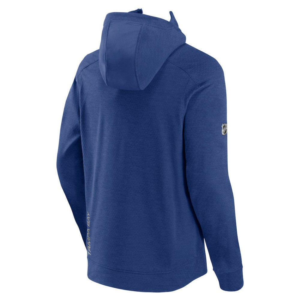 Tampa Bay Lightning Fanatics Authentic Pro Road Tech Lightweight Full-Zip Hoodie Jacket - Blue | US 4509609