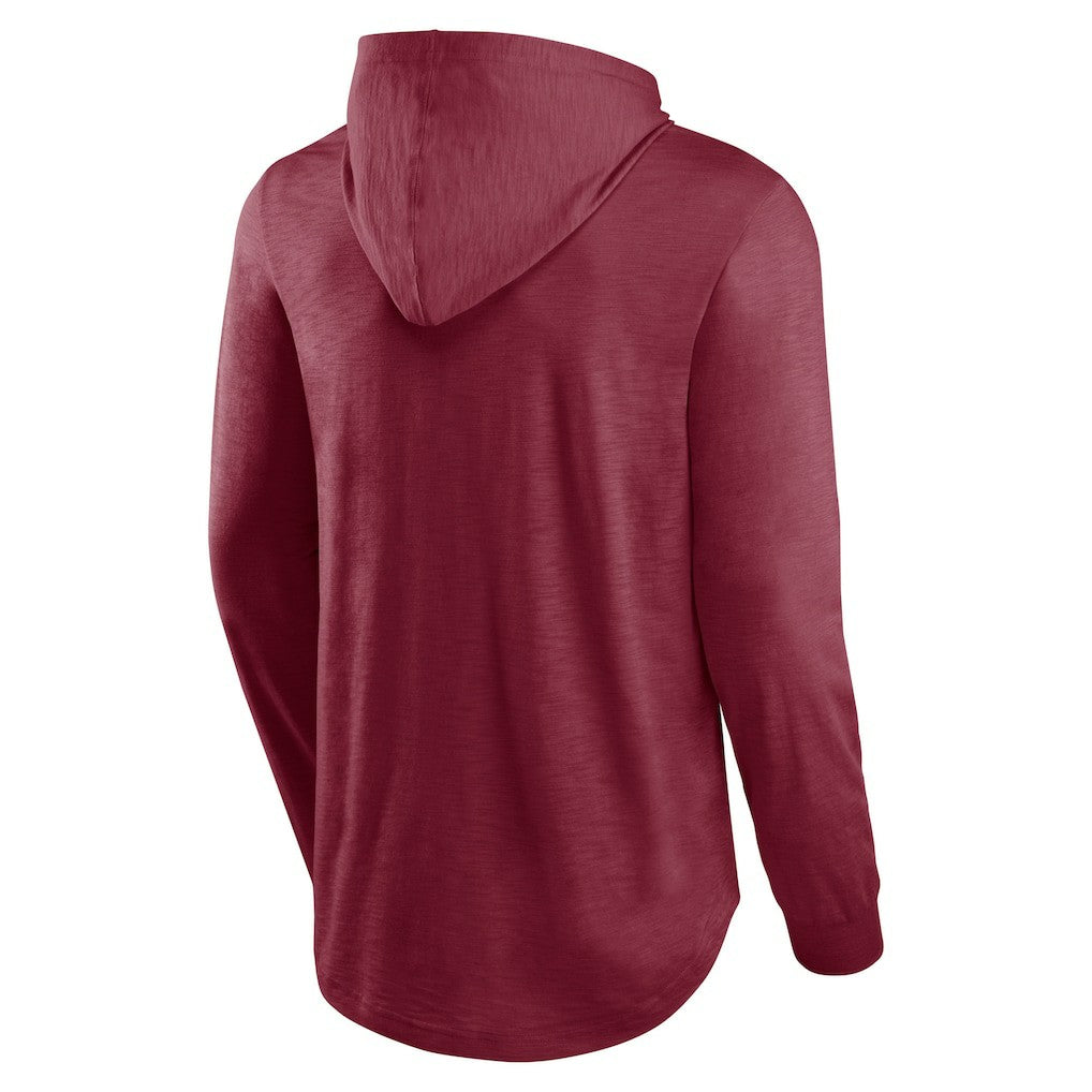 Washington Commanders Front Runner Long Sleeve Hooded T-Shirt - Burgundy T-shirts