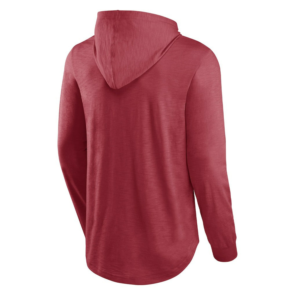 Arizona Cardinals Front Runner Long Sleeve Hooded T-Shirt - Cardinal T-shirts