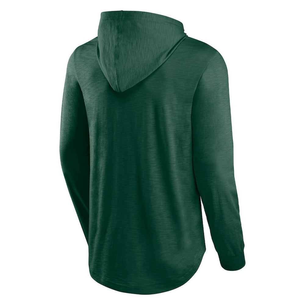 Green Bay Packers Front Runner Long Sleeve Hooded T-Shirt - Green T-shirts