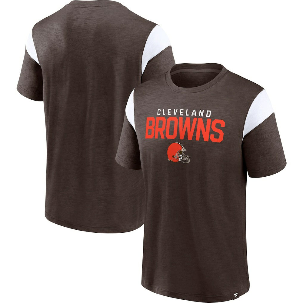 Cleveland Browns Home Stretch Team T-Shirt - Brown T-shirts