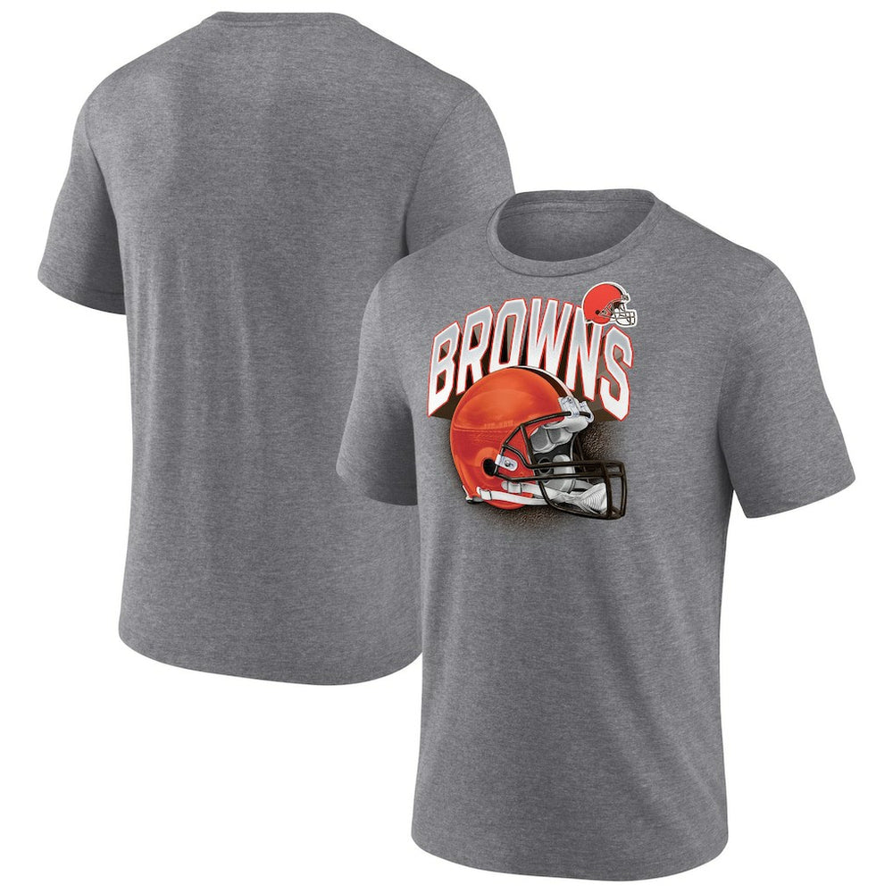 Cleveland Browns End Around Tri-Blend T-Shirt - Heathered Gray T-shirts