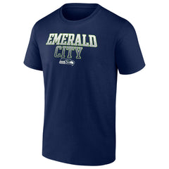 Seattle Seahawks Heavy Hitter T-Shirt - College Navy T-shirts