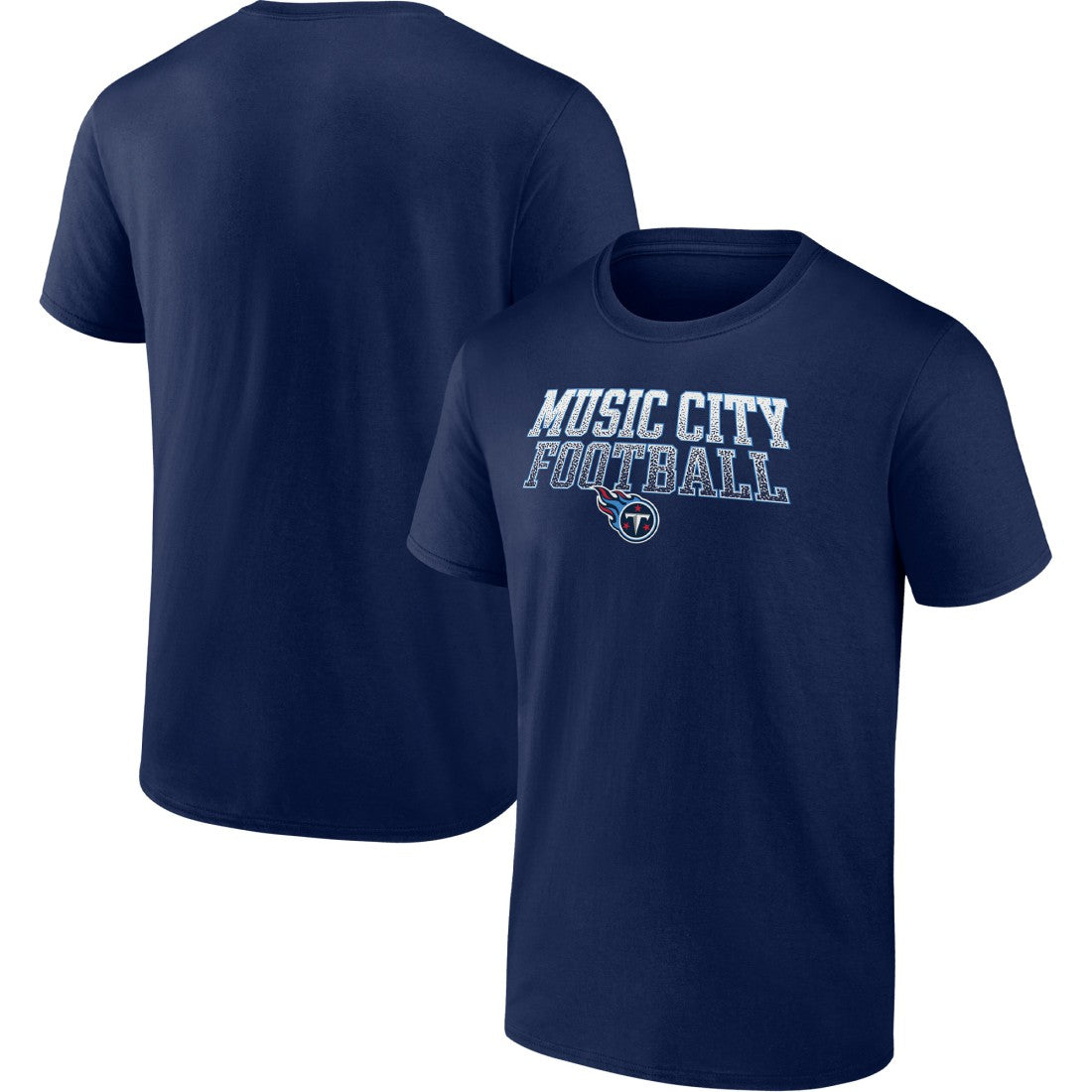 Tennessee Titans Heavy Hitter T-Shirt - Navy T-shirts
