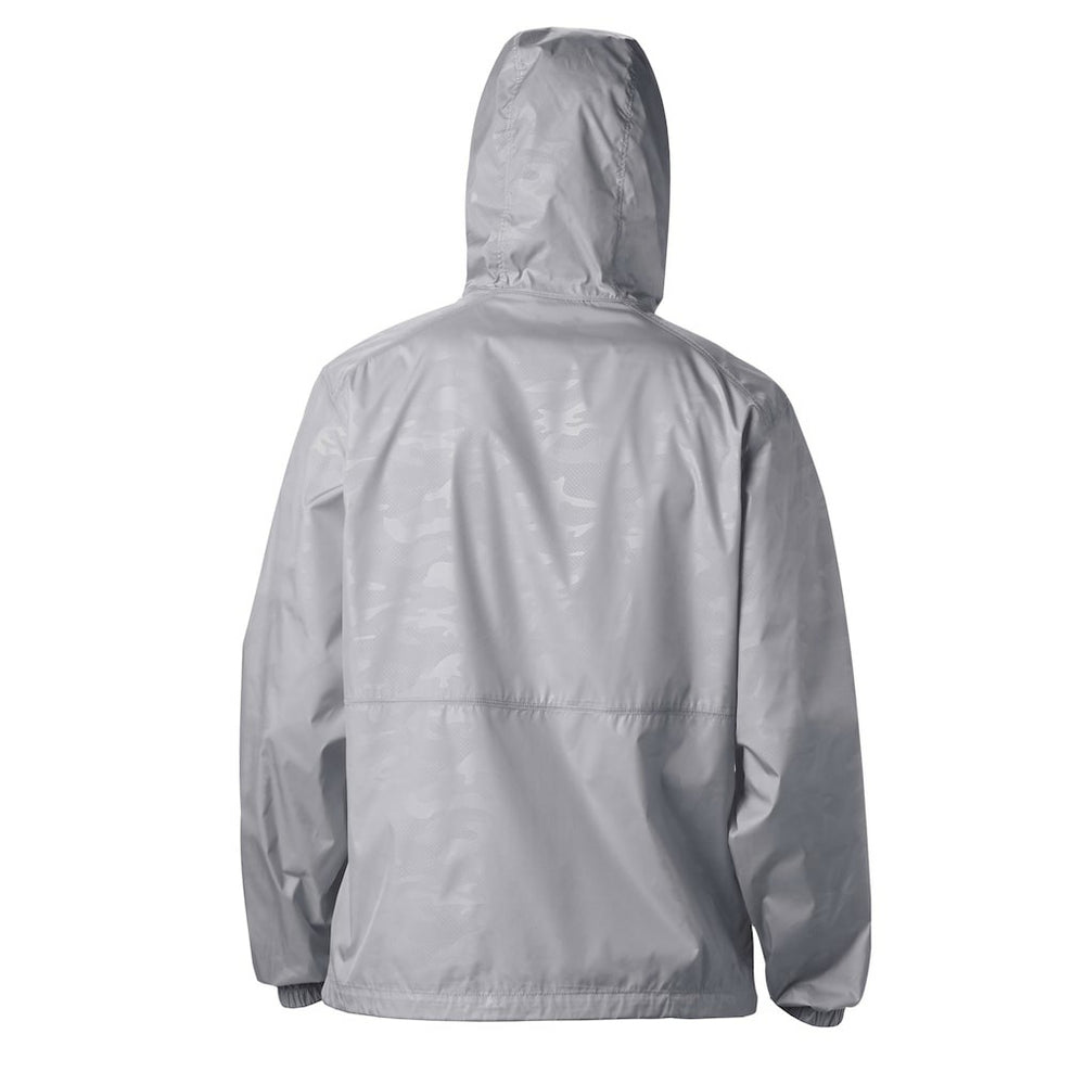 Detroit Pistons Camo Flash Forward Full-Zip Windbreaker Jacket Gray - Columbia