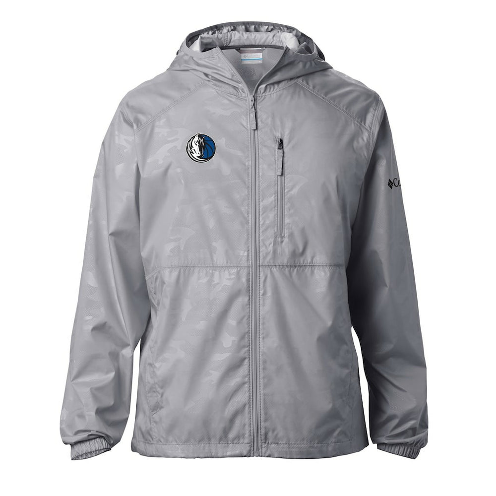 Dallas Mavericks Camo Flash Forward Full-Zip Windbreaker Jacket Gray - Columbia