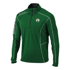Boston Celtics Shotgun Quarter-Zip Pullover Jacket Kelly Green - Columbia