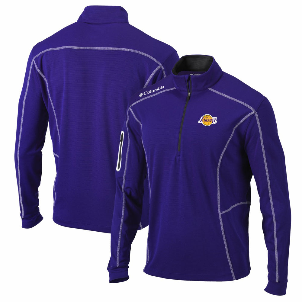 Los Angeles Lakers Shotgun Quarter-Zip Pullover Jacket Purple - Columbia outlet