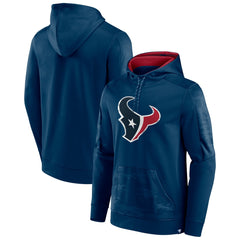 Houston Texans On The Ball Pullover Hoodie - Navy Hoodies