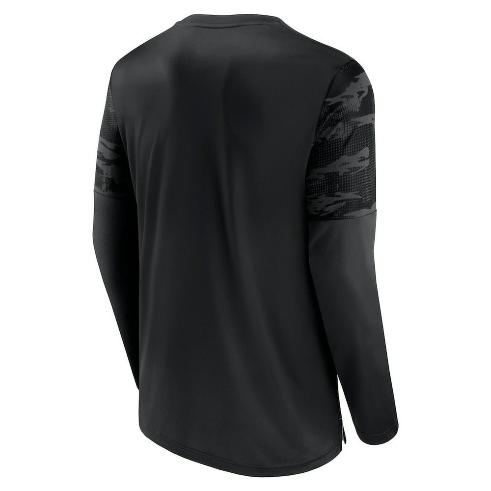 Las Vegas Raiders Square Off Long Sleeve T-Shirt - Black/Silver T-shirts