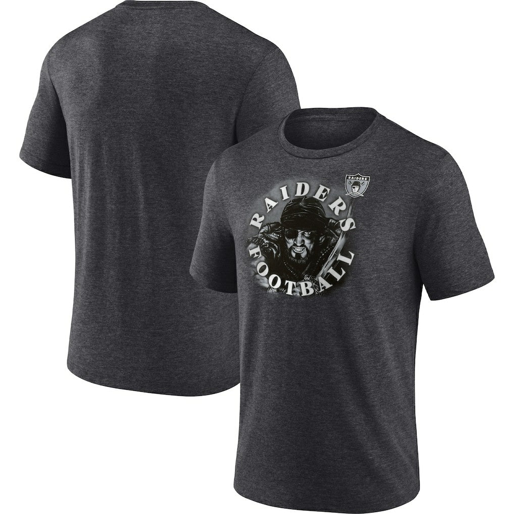 Las Vegas Raiders Sporting Chance T-Shirt - Heathered Charcoal T-shirts