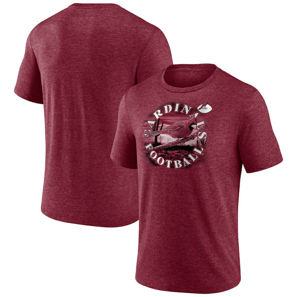 Arizona Cardinals Sporting Chance T-Shirt - Heathered Cardinal T-shirts