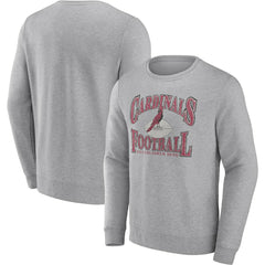 Arizona Cardinals Playability Pullover Sweatshirt - Heathered Charcoal Pullover