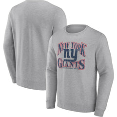 New York Giants Playability Pullover Sweatshirt - Heathered Charcoal Pullover