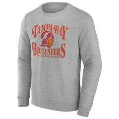Tampa Bay Buccaneers Playability Pullover Sweatshirt - Heathered Charcoal Pullover