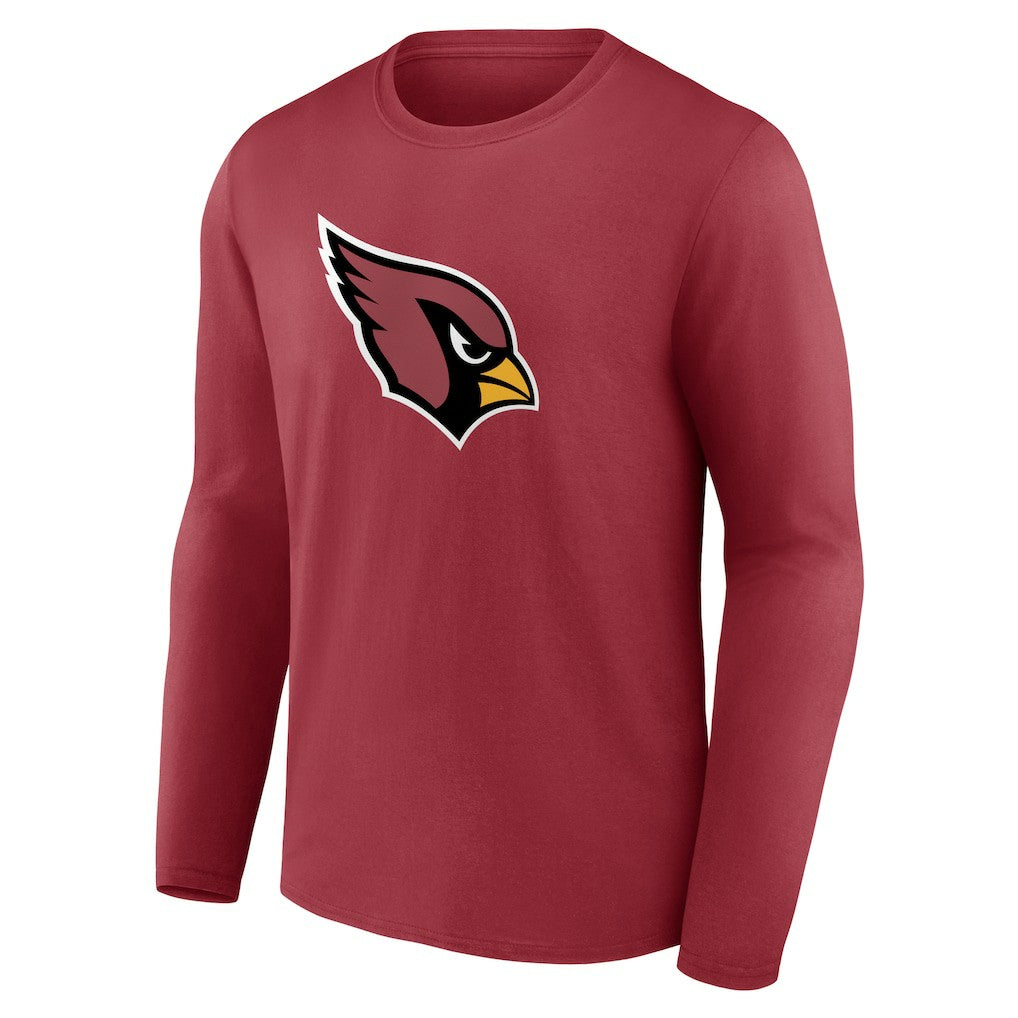 Arizona Cardinals Primary Logo Long Sleeve T-Shirt - Cardinal T-shirts