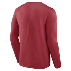 Arizona Cardinals Primary Logo Long Sleeve T-Shirt - Cardinal T-shirts