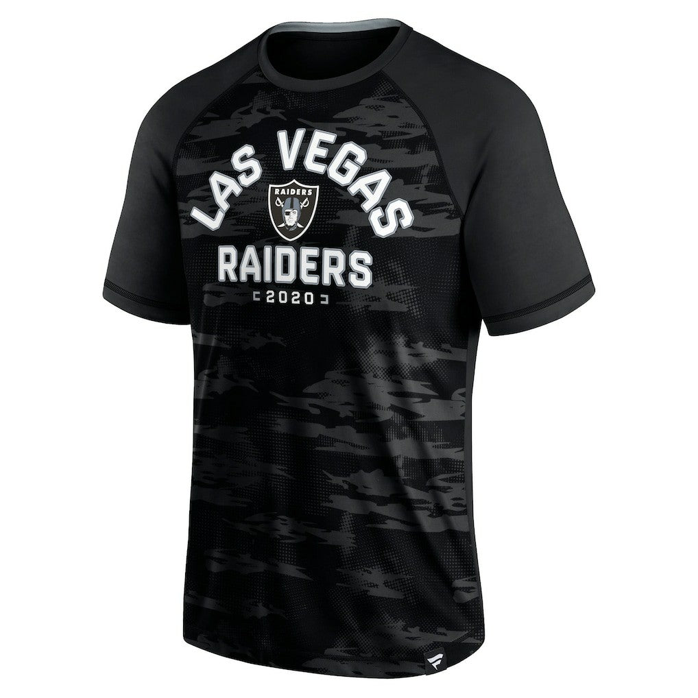 Las Vegas Raiders Hail Mary Raglan T-Shirt - Black T-shirts