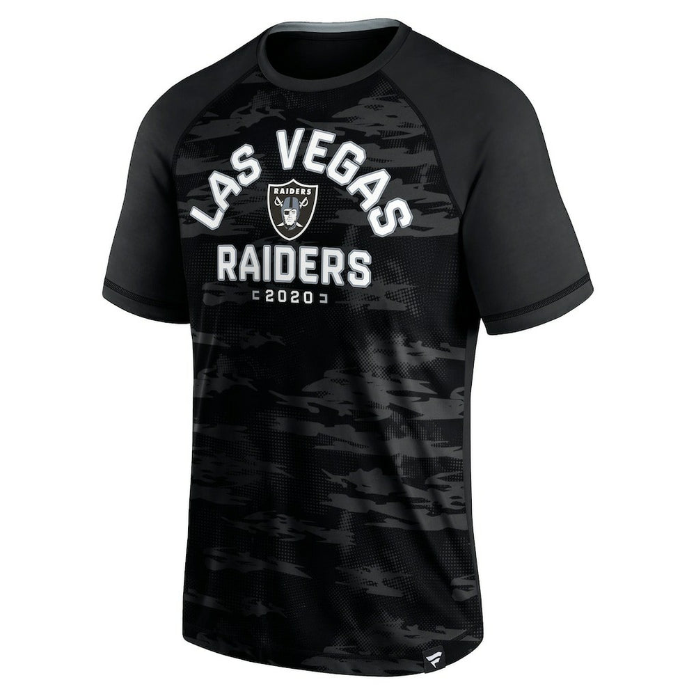 Las Vegas Raiders Hail Mary Raglan T-Shirt - Black T-shirts