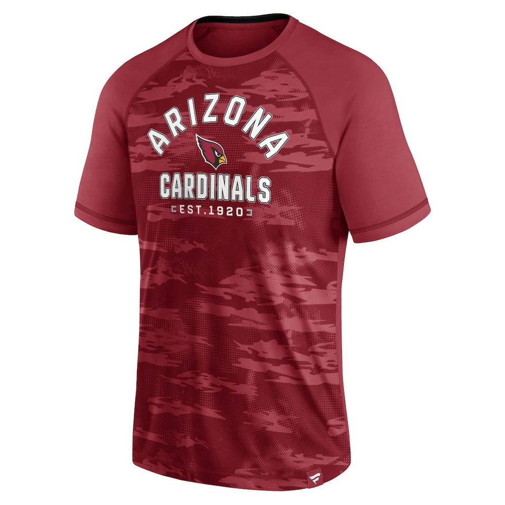 Arizona Cardinals Hail Mary Raglan T-Shirt - Cardinal T-shirts