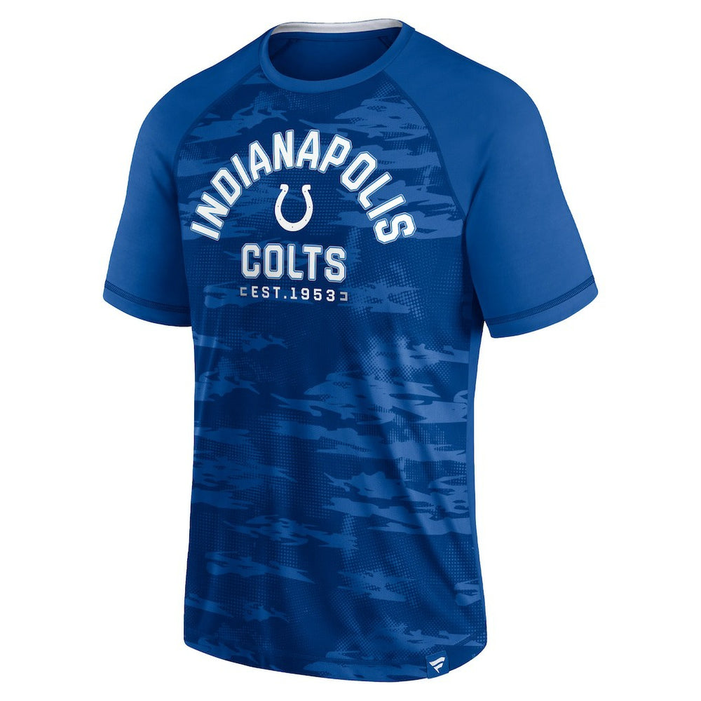Indianapolis Colts Hail Mary Raglan T-Shirt - Royal T-shirts