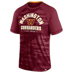 Washington Commanders Hail Mary Raglan T-Shirt - Burgundy T-shirts