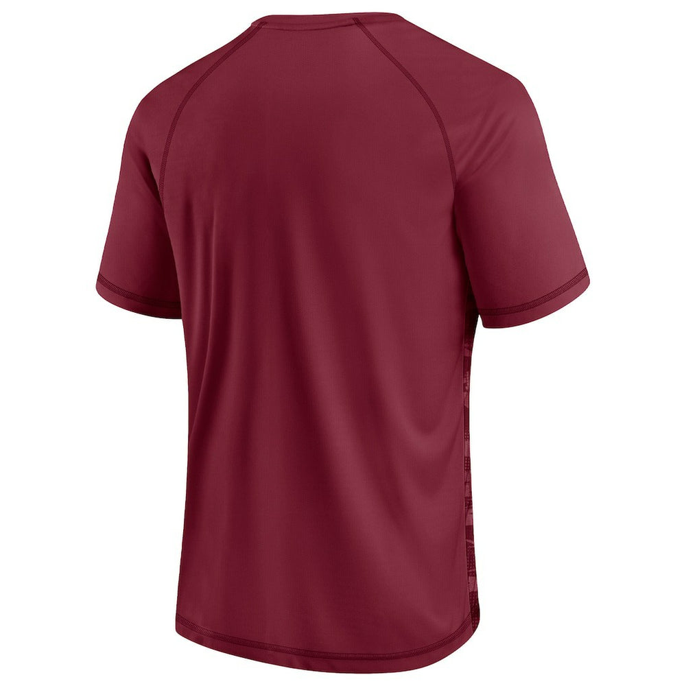 Washington Commanders Hail Mary Raglan T-Shirt - Burgundy T-shirts