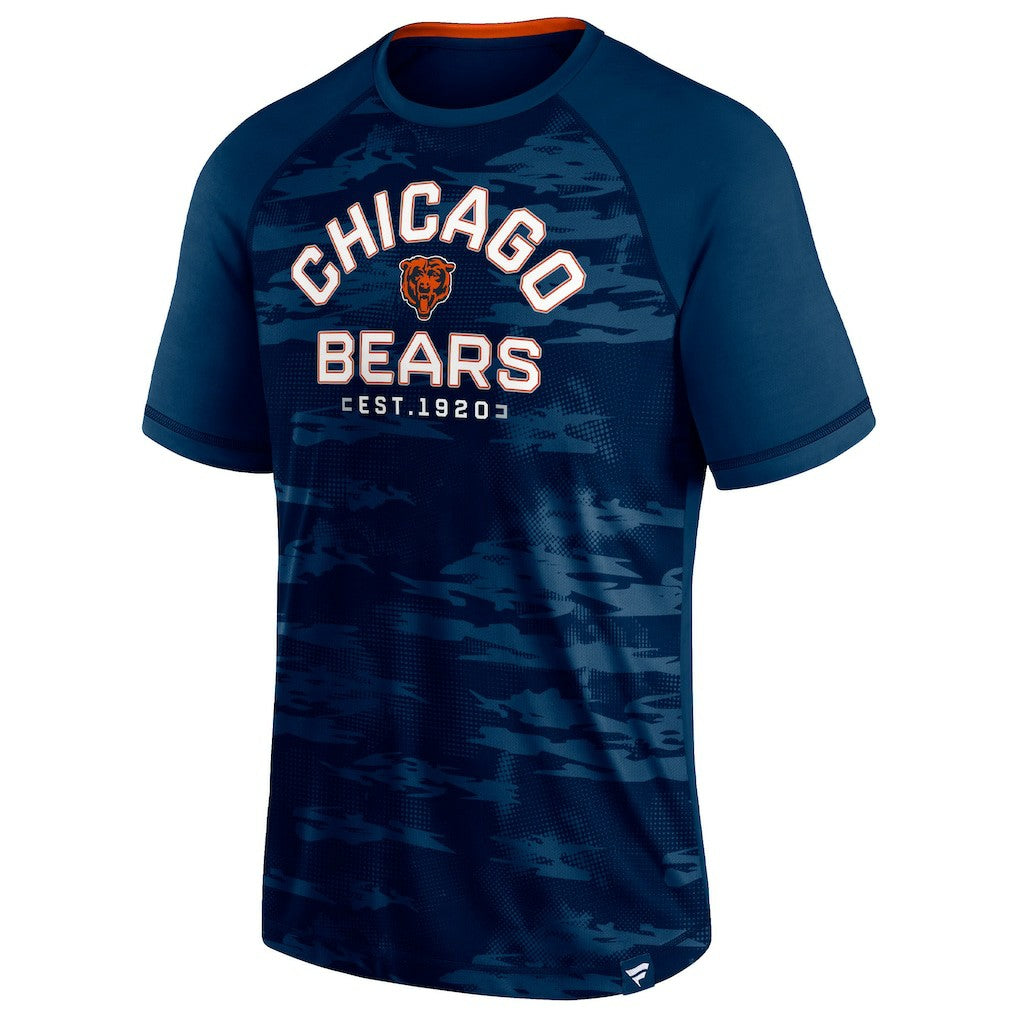 Chicago Bears Hail Mary Raglan T-Shirt - Navy T-shirts
