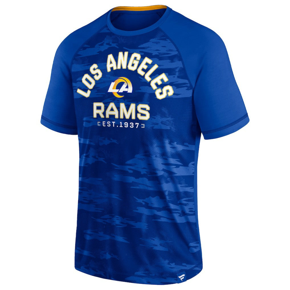 Los Angeles Rams Hail Mary Raglan T-Shirt - Royal T-shirts