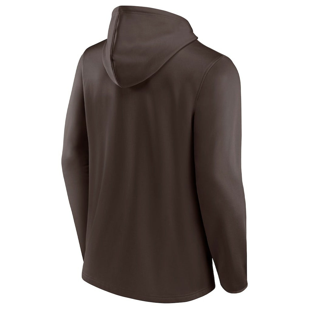 Cleveland Browns Ball Carrier Full-Zip Hoodie - Brown/Orange Hoodies