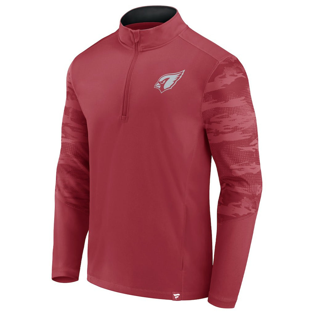 Arizona Cardinals Ringer Quarter-Zip Jacket - Cardinal Jackets