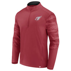 Arizona Cardinals Ringer Quarter-Zip Jacket - Cardinal Jackets