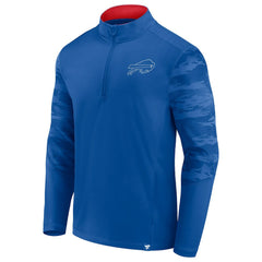 Buffalo Bills Ringer Quarter-Zip Jacket - Royal/Red Jackets