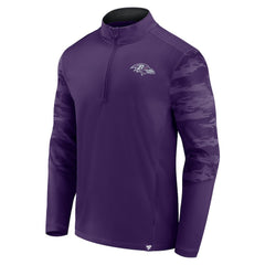 Baltimore Ravens Ringer Quarter-Zip Jacket - Purple Jackets